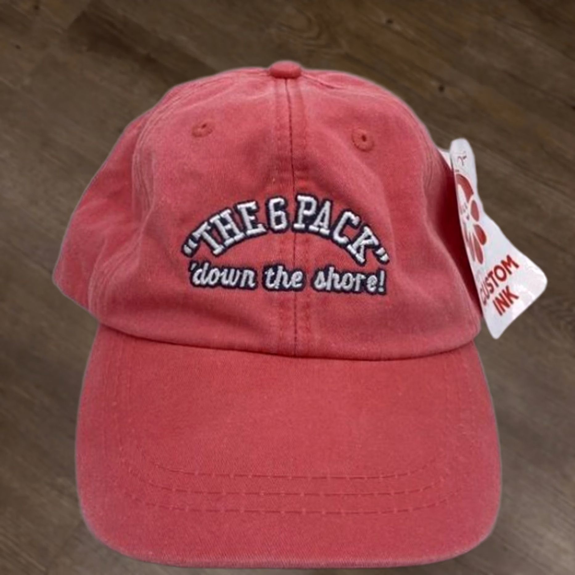 Vintage VINTAGE Adams Hat Cap Strap Back Pink White Adjustable Baseball Outdoor Casual Mens NEW Size ONE SIZE - 1 Thumbnail