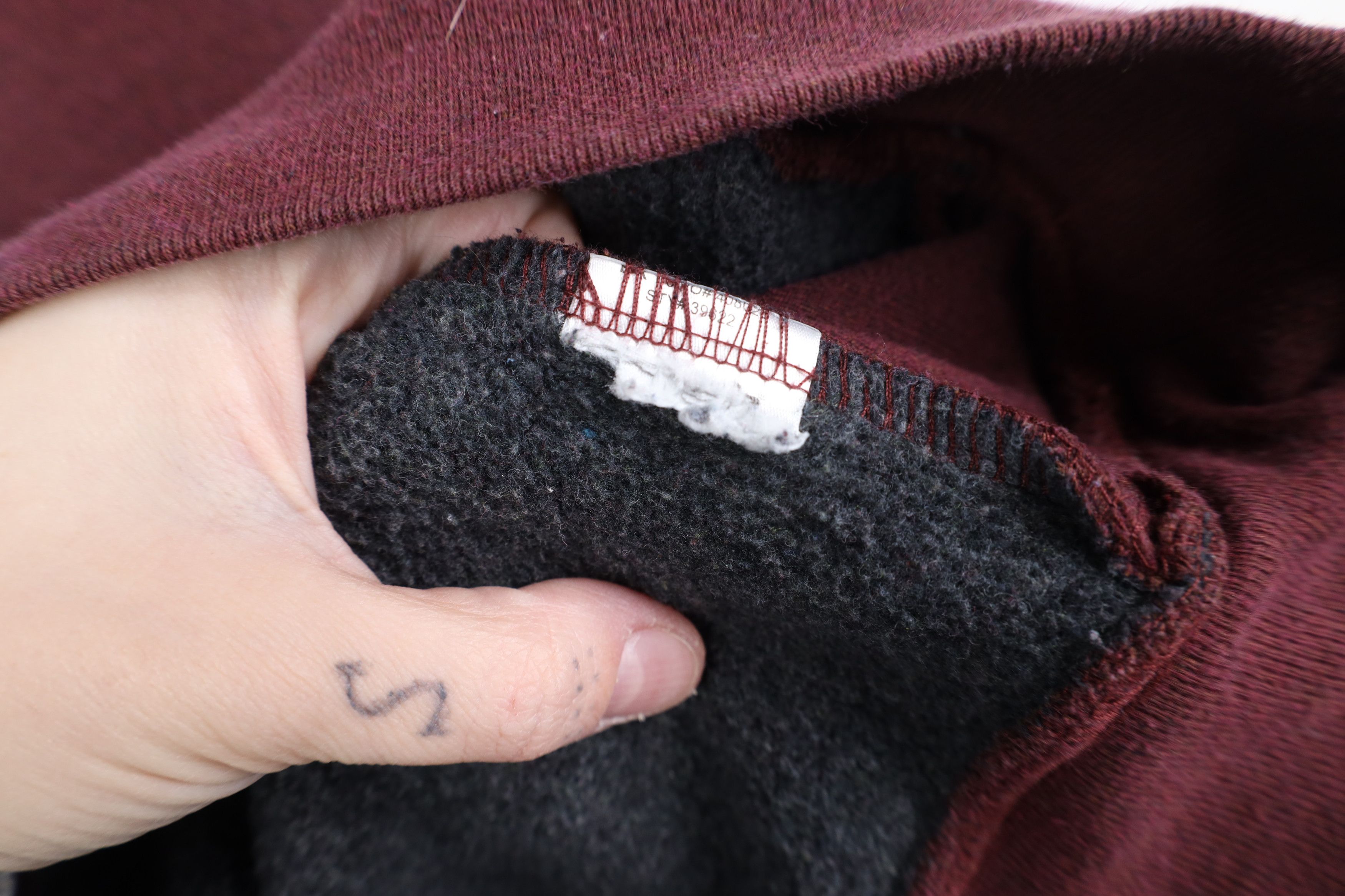 Patagonia Y2K Patagonia Spell Heavyweight Hoodie Sweatshirt Burgundy Size US S / EU 44-46 / 1 - 11 Thumbnail