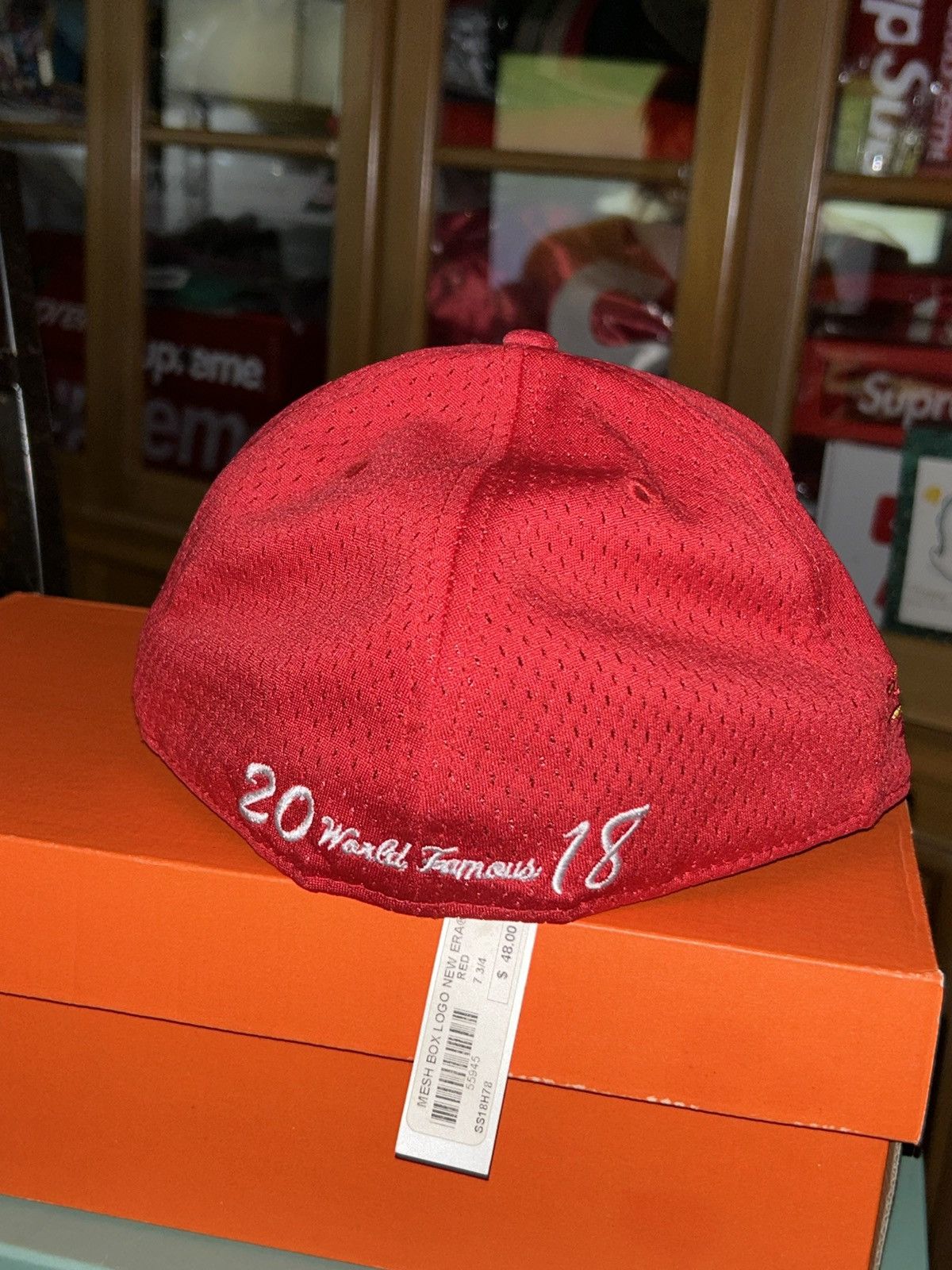Supreme Supreme Mesh Box Logo New Era Hat SS18 NEW WITH TAGS 7 3/4 Size ONE SIZE - 4 Thumbnail
