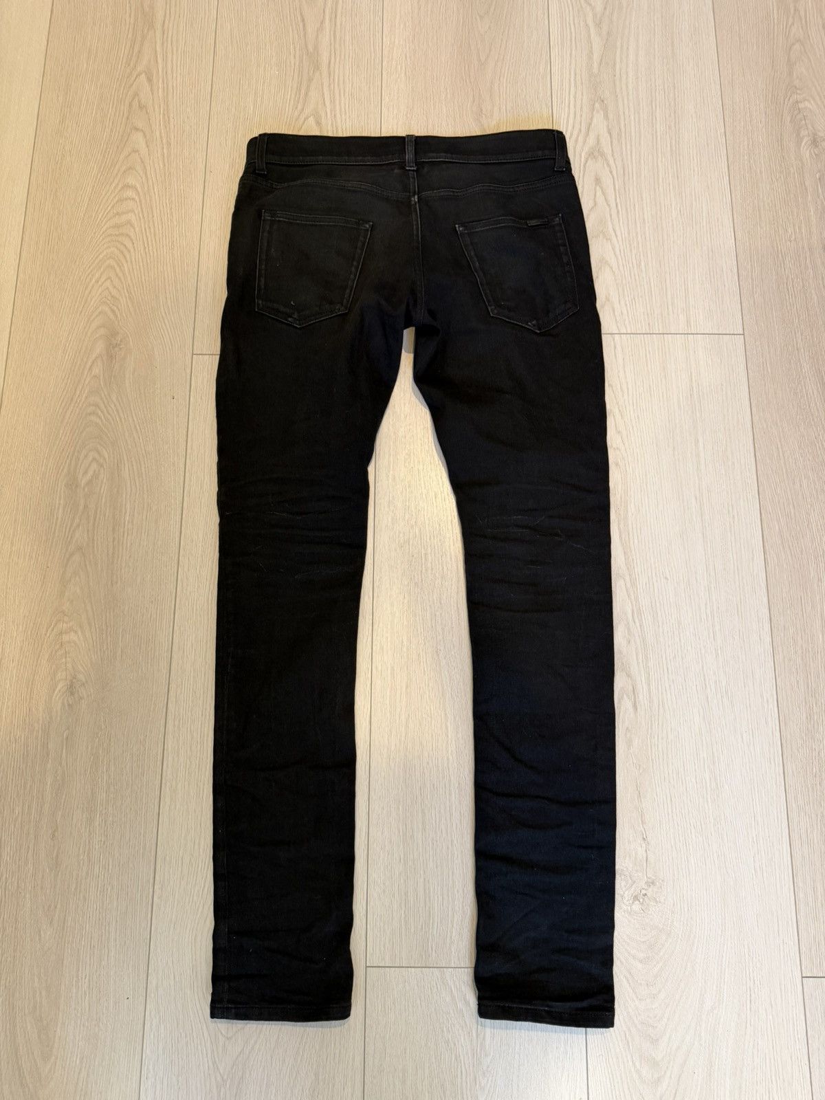 Saint Laurent Paris Saint Laurent Black D02 Skinny Jeans Size US 31 - 11 Thumbnail