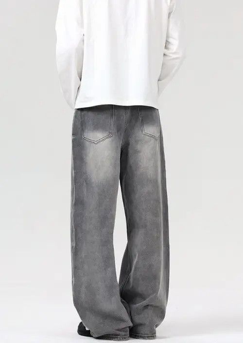 VIBE American high street distressed loose straight baggy jeans Size US 32 / EU 48 - 5 Thumbnail