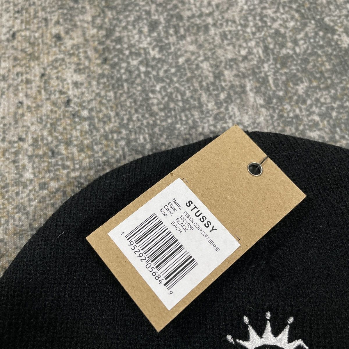 Stussy STUSSY DESIGN CORP CUFF BEANIE // BLACK Size ONE SIZE - 3 Thumbnail