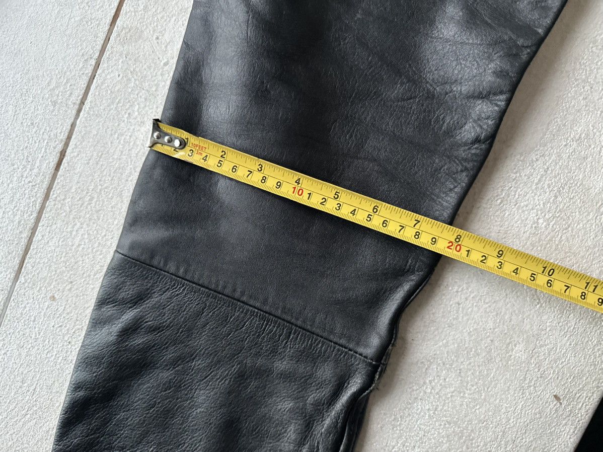 Leather IXS 🚨Vintage leather pants motorcycles BROWN LUXURY Y2K Size US 26 / EU 42 - 19 Thumbnail
