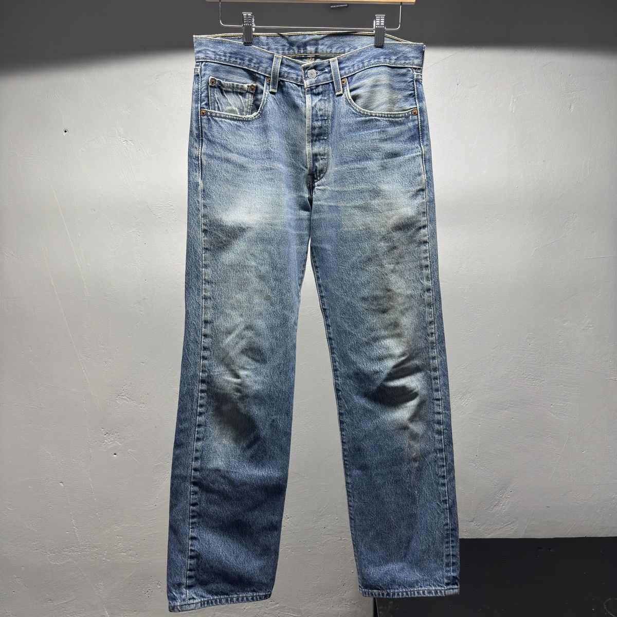 Levi's Levi's 501xx Faded Distressed Jeans ERD Grunge Chrome Size US 32 / EU 48 - 1 Thumbnail