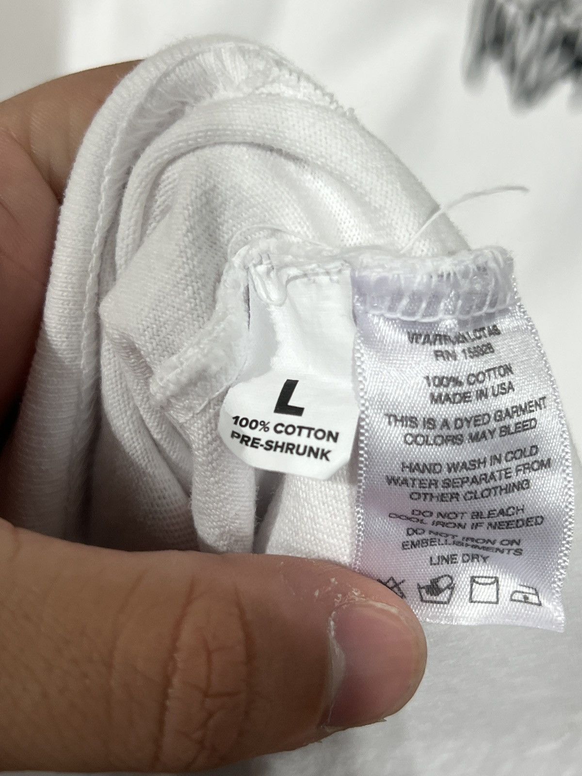 Warren Lotas Warren Lotas Liquid Metal White Tee Size US L / EU 52-54 / 3 - 9 Thumbnail
