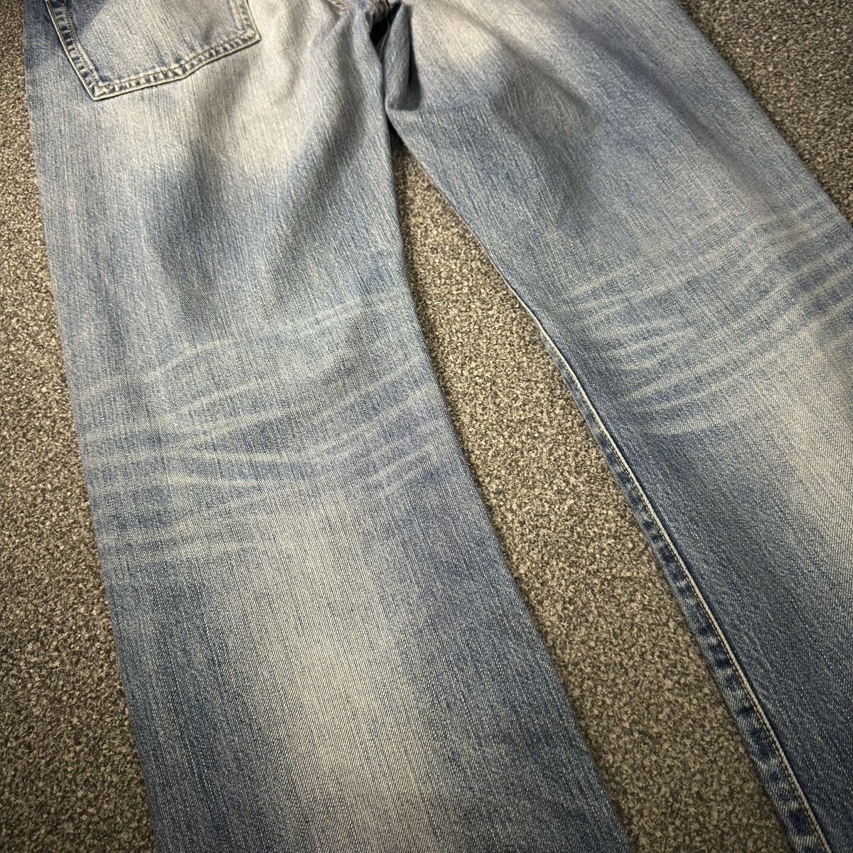 Undercover × Uniqlo 🔥🇯🇵 Archive Vintage 90s Uniqlo S002 UJ Distressed Denim Jeans Size US 34 / EU 50 - 9 Thumbnail