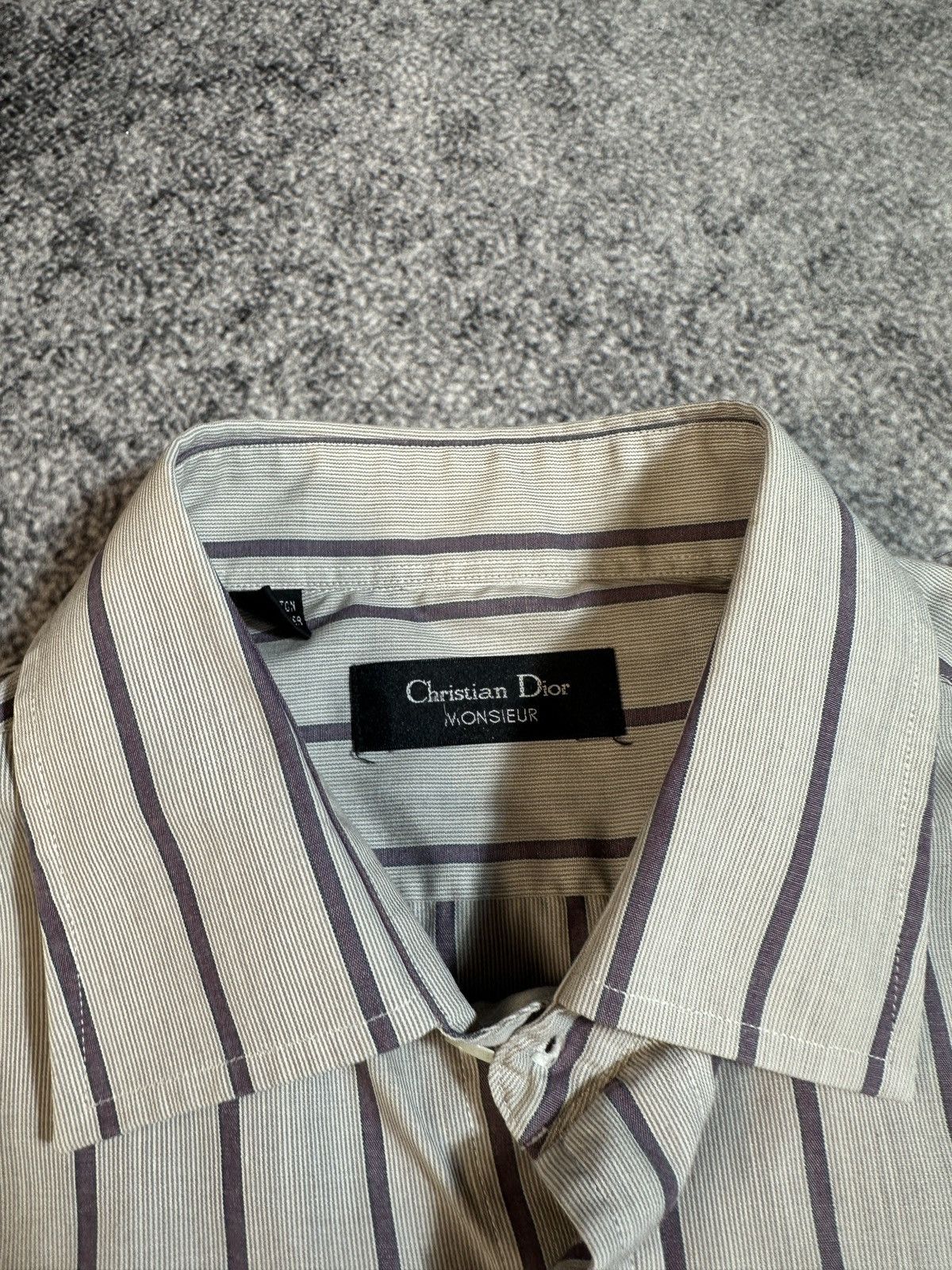 Christian Dior Monsieur × Vintage Vintage Christian Dior Monsieur Button Shirt Luxury Rare VTg Size US L / EU 52-54 / 3 - 3 Thumbnail