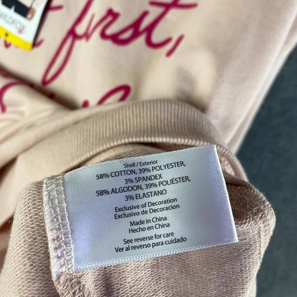 Wildfox Wildfox Sweatshirt Women's Medium Pink Pullover Cotton NWT Size M / US 6-8 / IT 42-44 - 7 Thumbnail