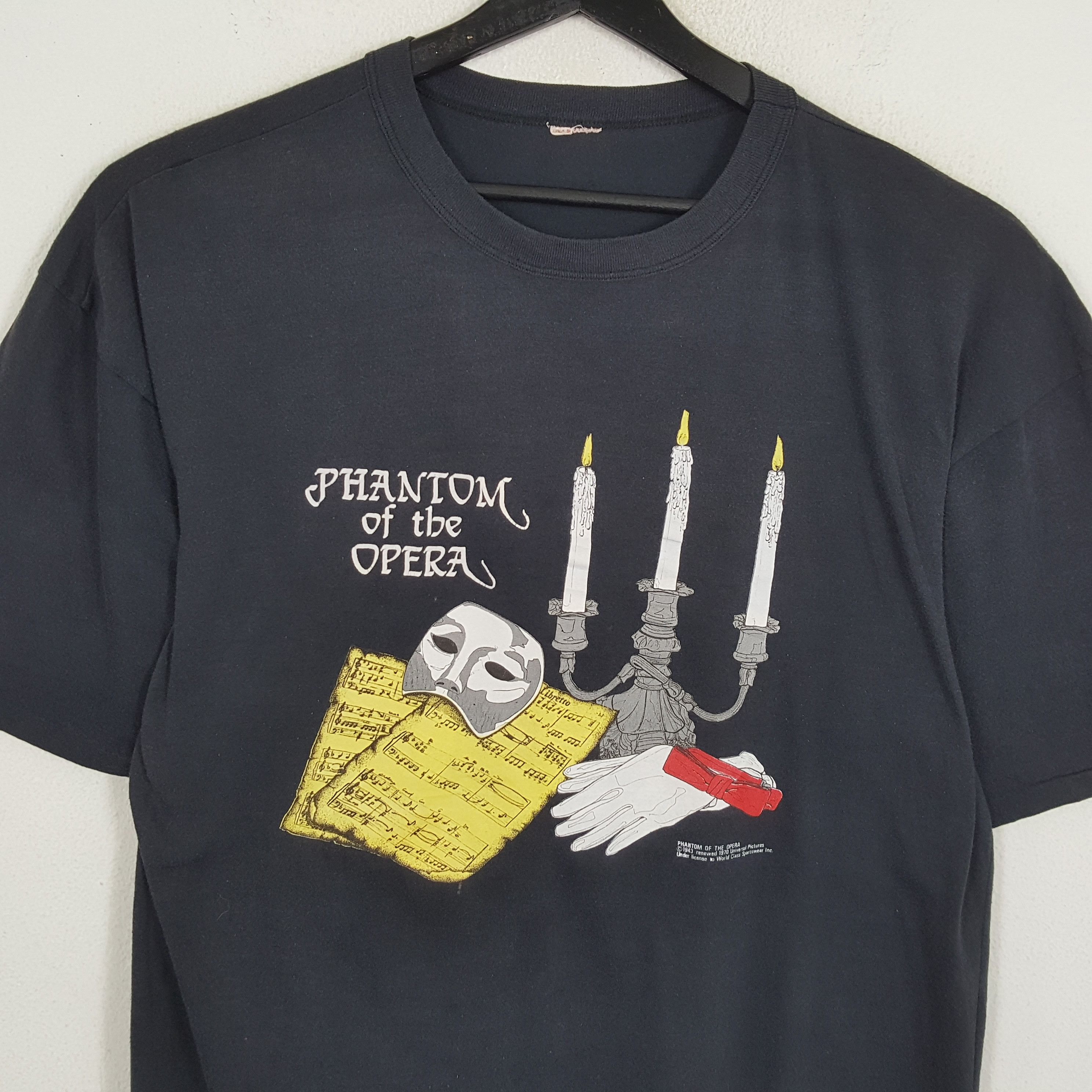Vintage PHANTOM OF THE OPERA Streetwear Style Vintage Tshirt Size US L / EU 52-54 / 3 - 2 Thumbnail