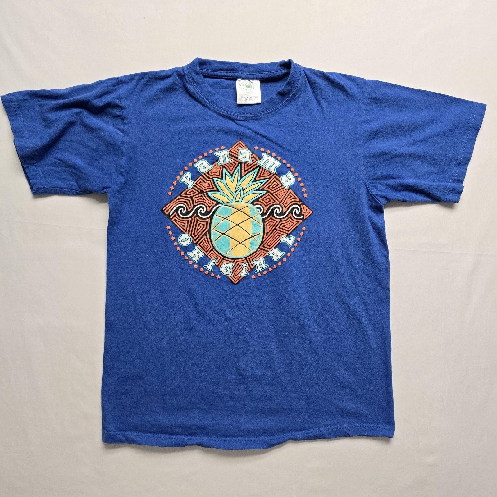 Other Panama L Pineapple Graphic Tourist Souvenir Unicrese Tee Size US L / EU 52-54 / 3 - 1 Thumbnail