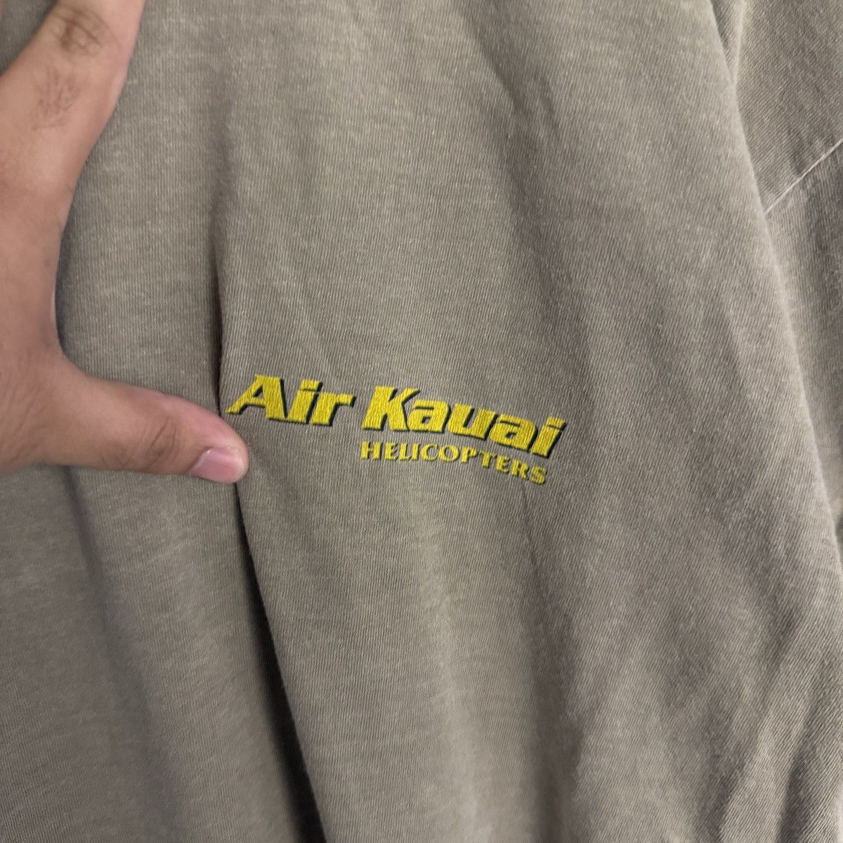 Anvil Vintage Anvil Air Kauai Hawaii Brown Tee Mens Large Size US L / EU 52-54 / 3 - 4 Thumbnail