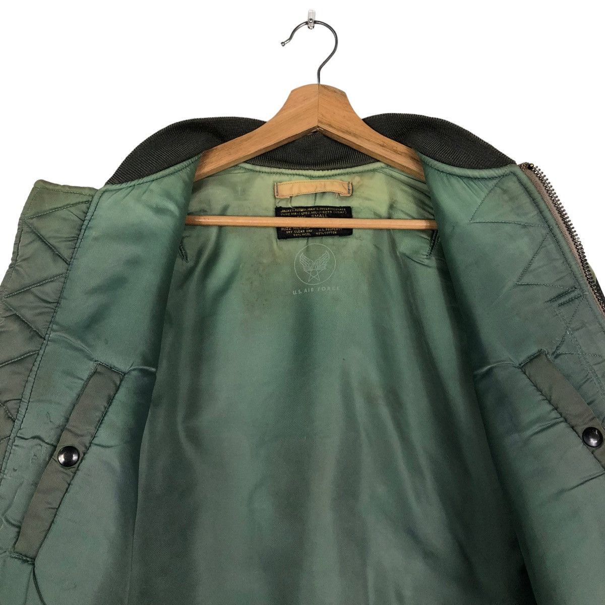 Buzz Rickson's 🔥VINTAGE MA-1 BOMBER JACKET BUZZ RICKSONS FLIGHT WEAR Size US S / EU 44-46 / 1 - 16 Thumbnail
