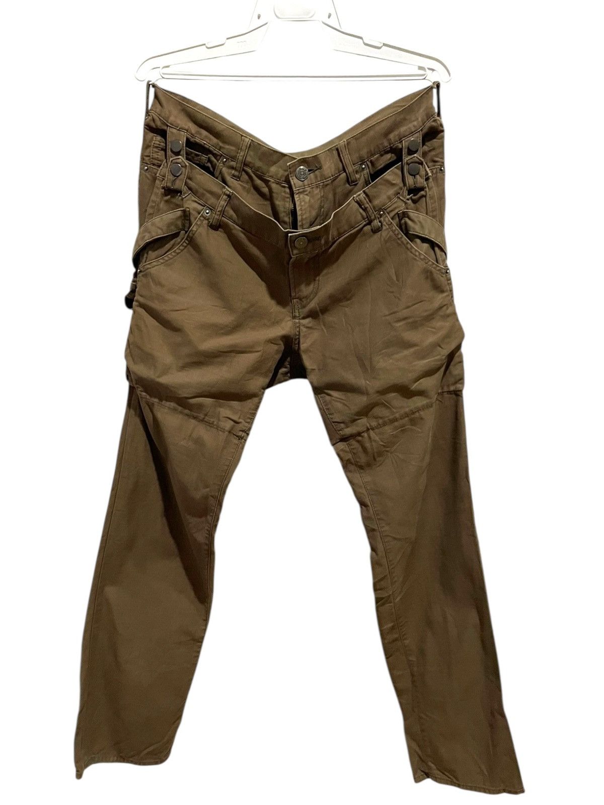 If Six Was Nine PPFM Double Waist Punk Rock Pants Size US 32 / EU 48 - 21 Thumbnail