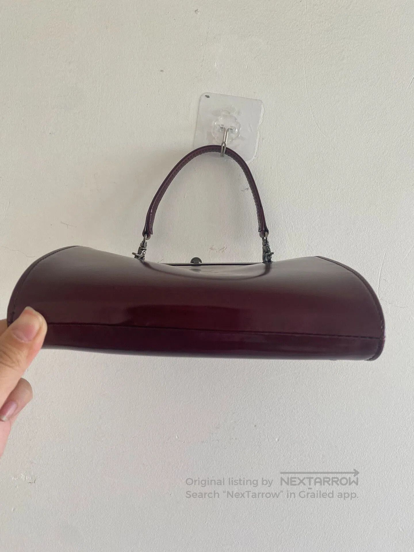 Vivienne Westwood jean paul gaultier burgundy flower handbag. Size ONE SIZE - 5 Thumbnail