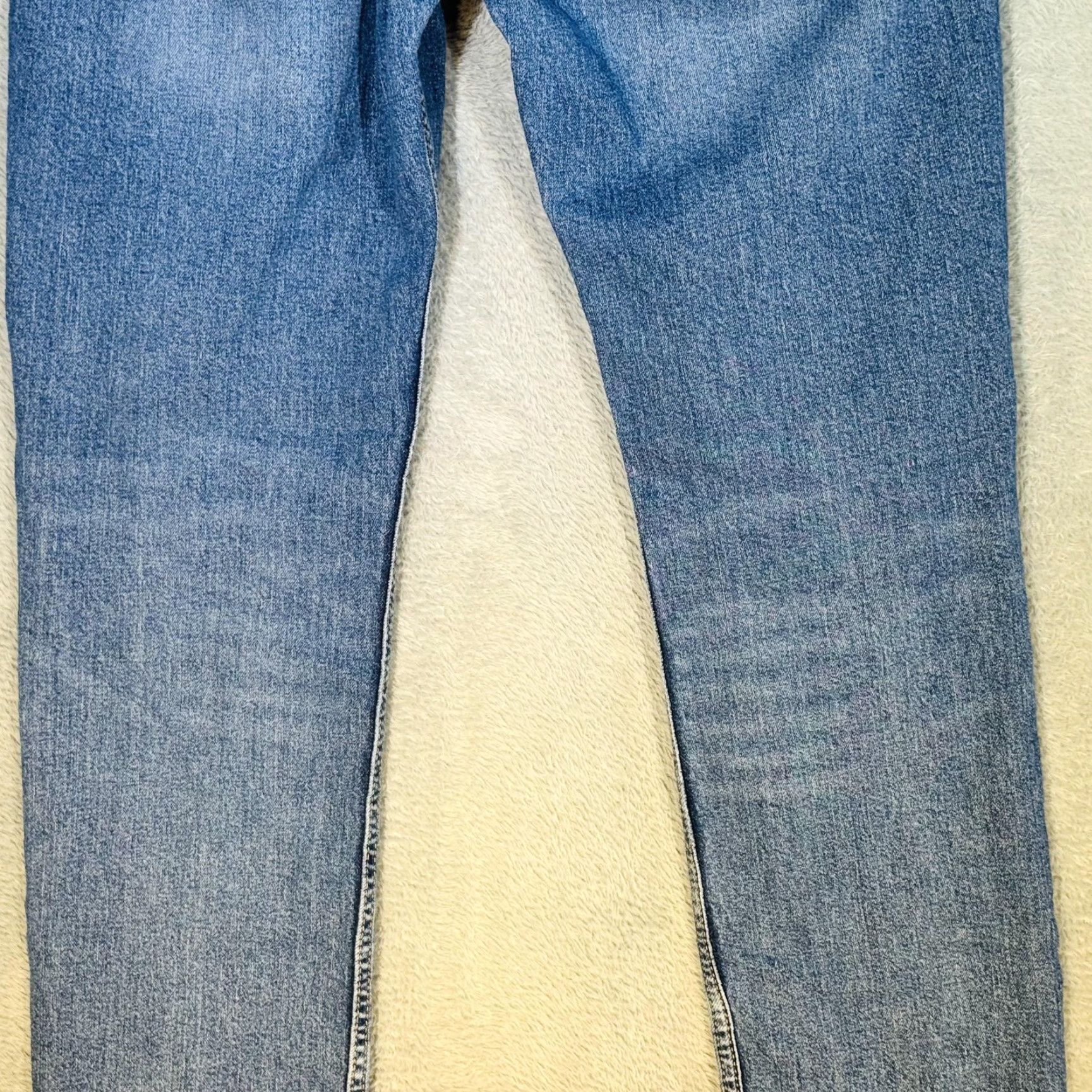 Levi's Levi's 511 Jeans Mens 34x32 Blue Light Wash Slim Tapered Stretch Denim Zip Fly Jeans Size US 34 / EU 50 - 4 Thumbnail