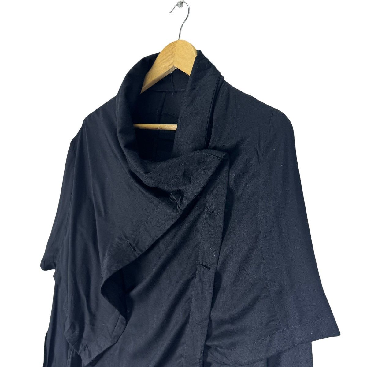 Ann Demeulemeester 🌟ANN DEMEULEMEESTER SPIRAL COLLAR JACKET Size S / US 4 / IT 40 - 4 Thumbnail