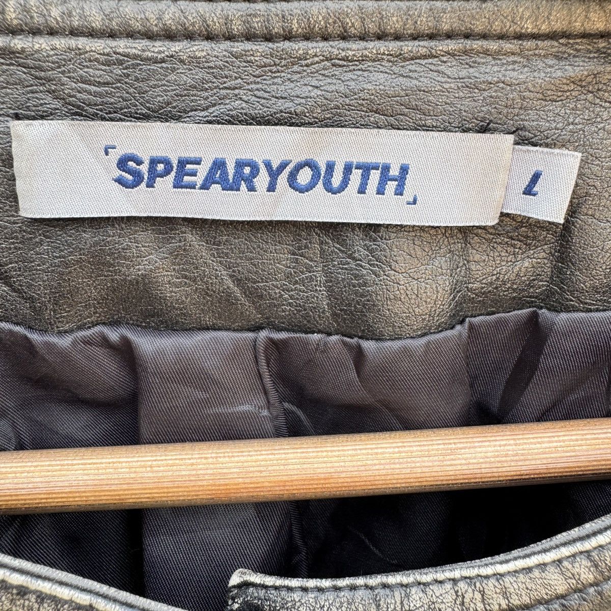 Japanese Brand SpearYouth Leather Jacket Size L / US 10 / IT 46 - 9 Thumbnail