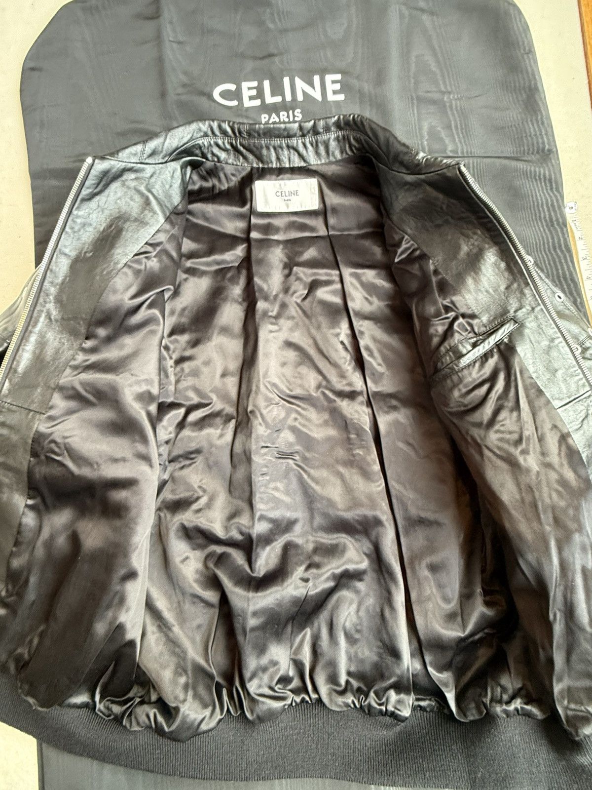Celine $7k 🤑 FW22 Celine studded eyelet patchwork blouson jacket Size US M / EU 48-50 / 2 - 20 Thumbnail