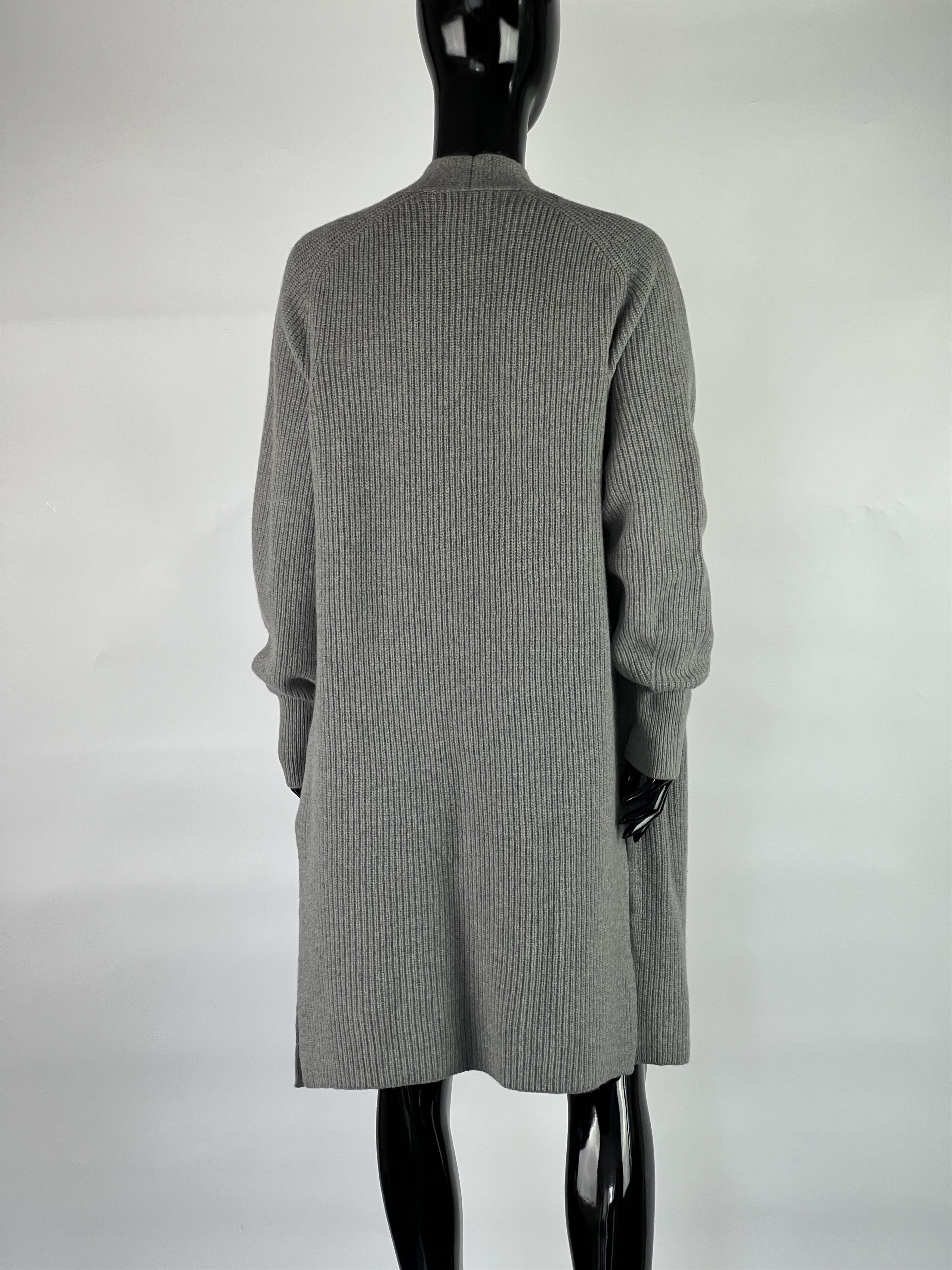 Polo Ralph Lauren × Ralph Lauren Polo Ralph Lauren Wool/Cashmere Ribbed Long Cardigan Size M Size M / US 6-8 / IT 42-44 - 2 Thumbnail