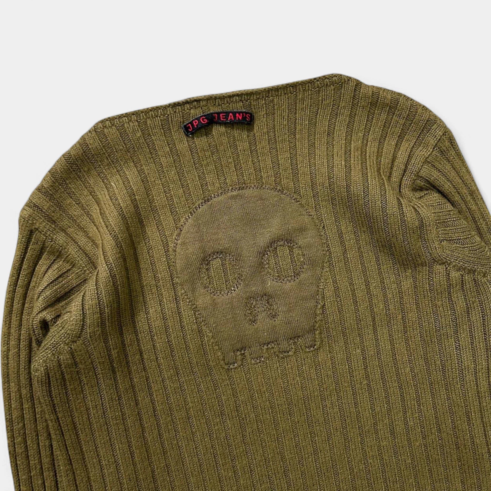 Jean Paul Gaultier Jean Paul Gaultier 90s Green Khaki Knit Sweater Size US M / EU 48-50 / 2 - 5 Thumbnail