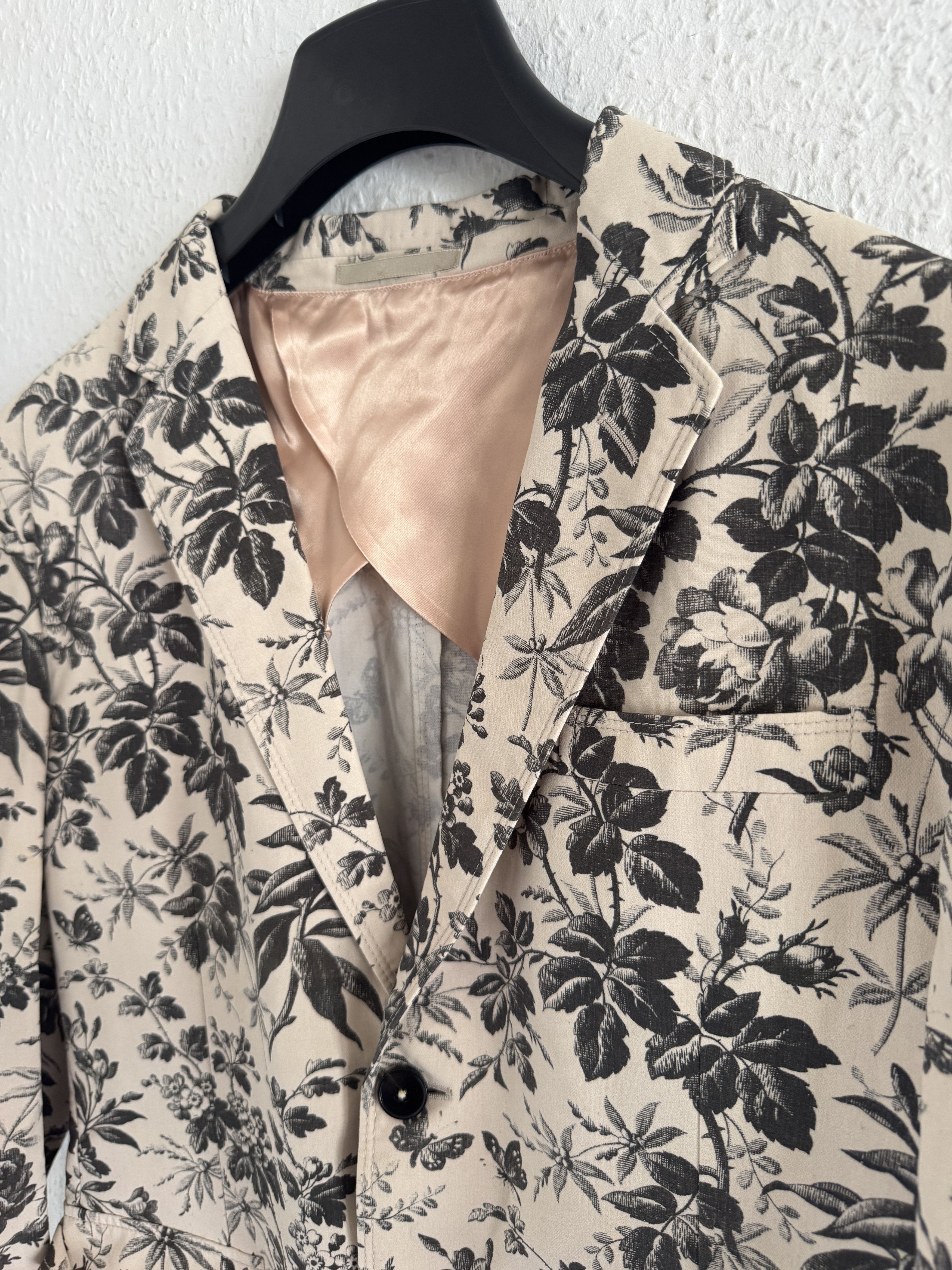 Gucci Floral print tailored blazer Size 50R - 7 Thumbnail