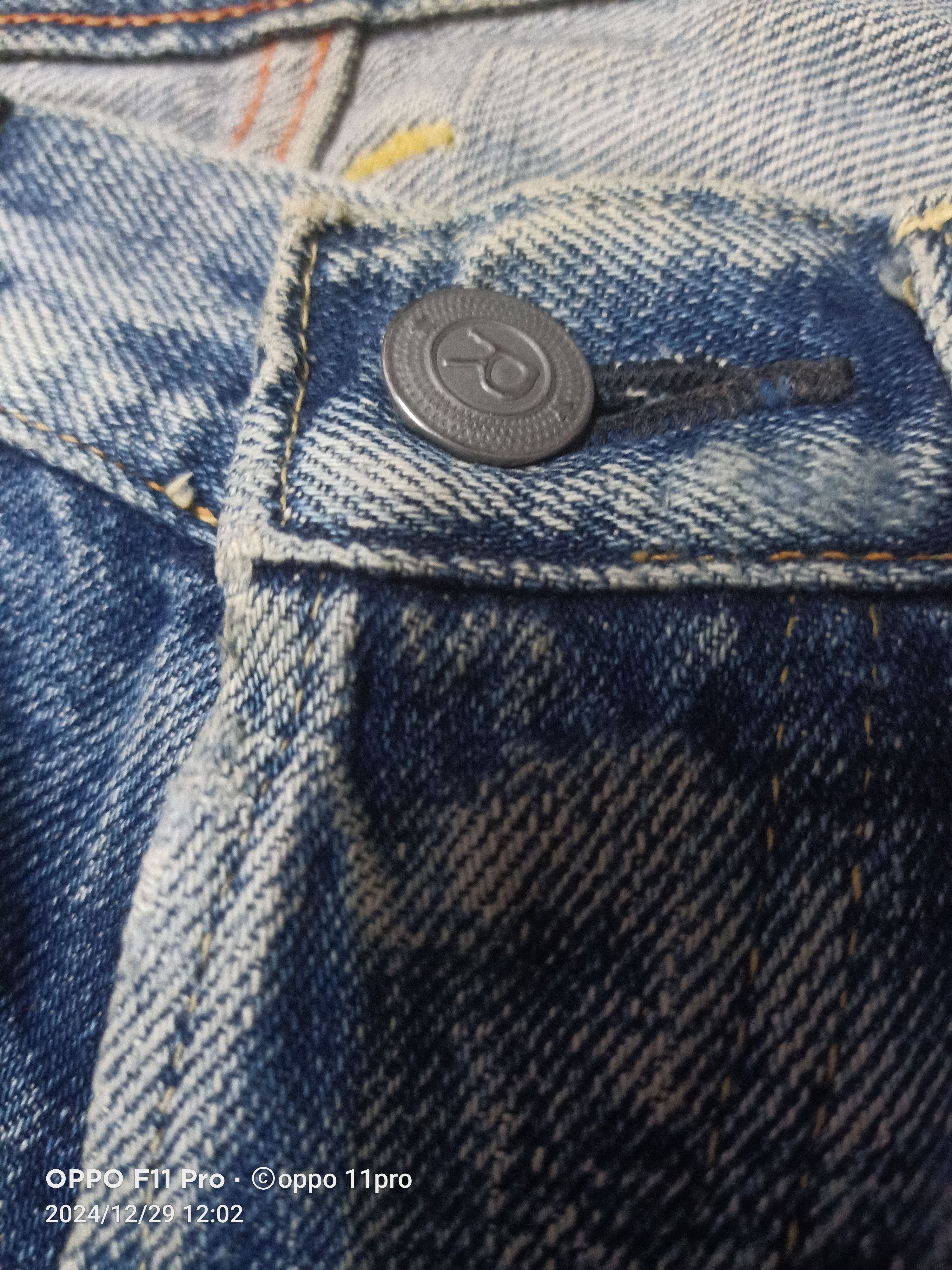 45rpm × Japanese Brand 45 Rpm Denim SunFaded Vintage Distressdenim Size US 34 / EU 50 - 18 Thumbnail