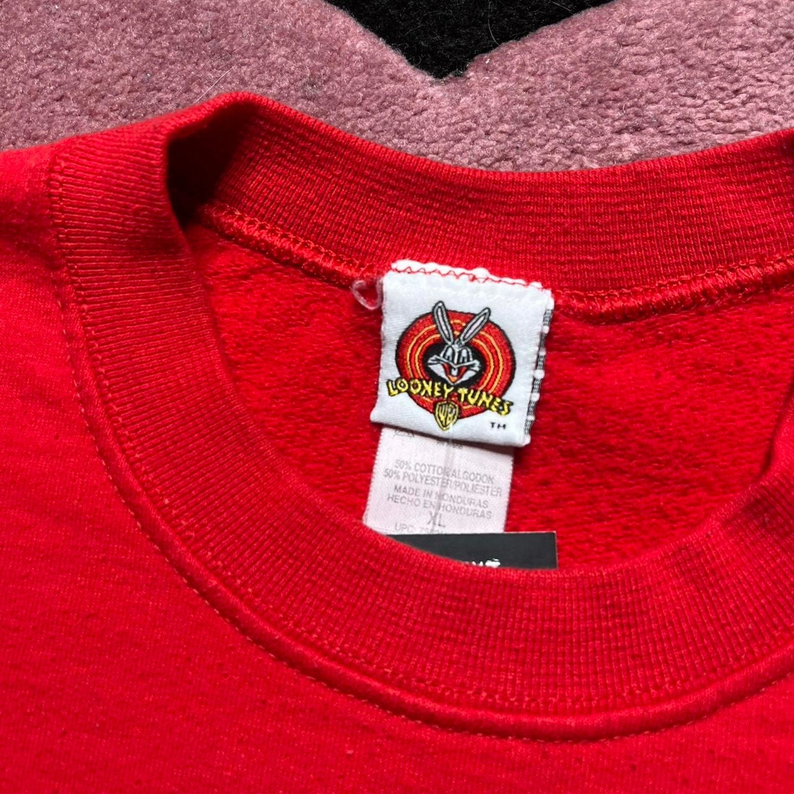 Vintage × Warner Bros Vtg Looney Tunes Tweety Bird Christmas Graphic Sweatshirt Size US XL / EU 56 / 4 - 4 Thumbnail