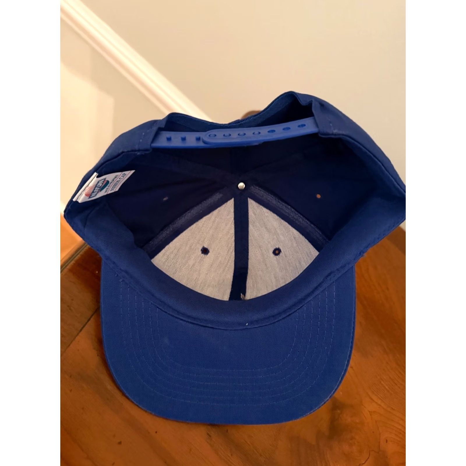 Vintage Nissin Rock On Strapback Hat Blue OS Adjustable Unisex Adults NS NWOT Size ONE SIZE - 4 Thumbnail