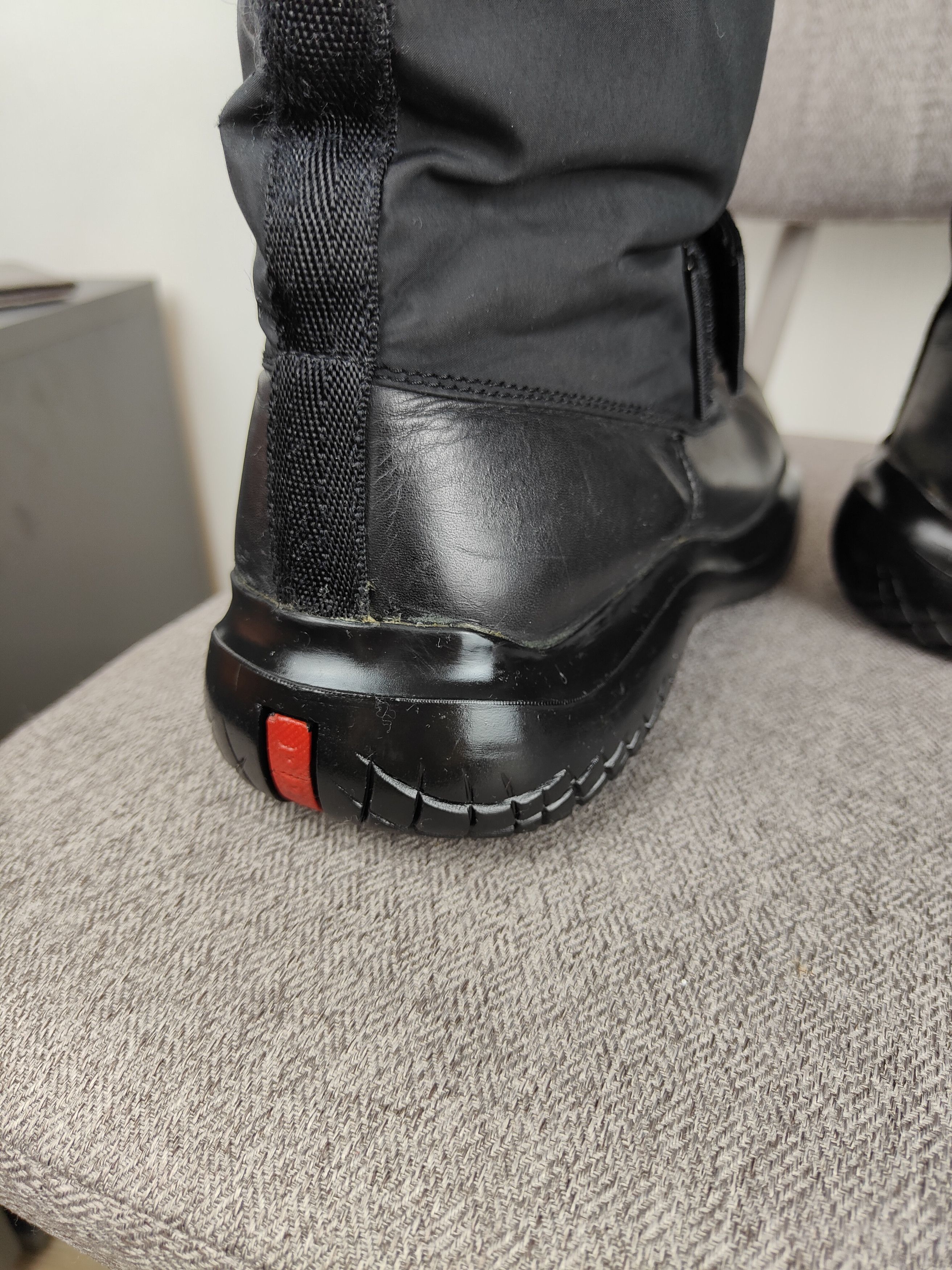 Prada Prada Iconic Square Toe Velcro Zip Boots F/W 1999 Size US 8 / EU 41 - 12 Thumbnail