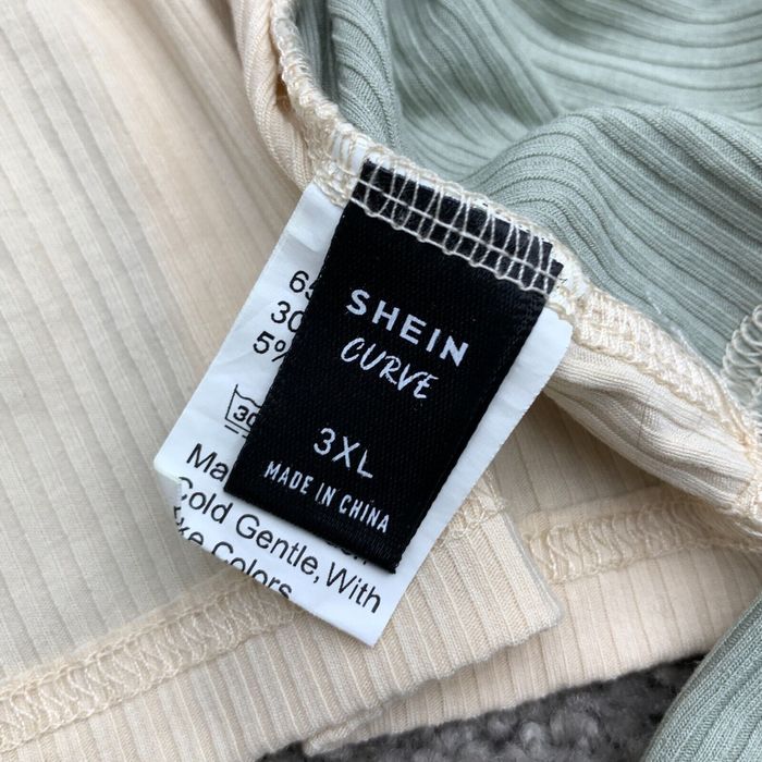Shein Shein Curve Knit Tie Front Cropped Jacket Women's 3XL Cream