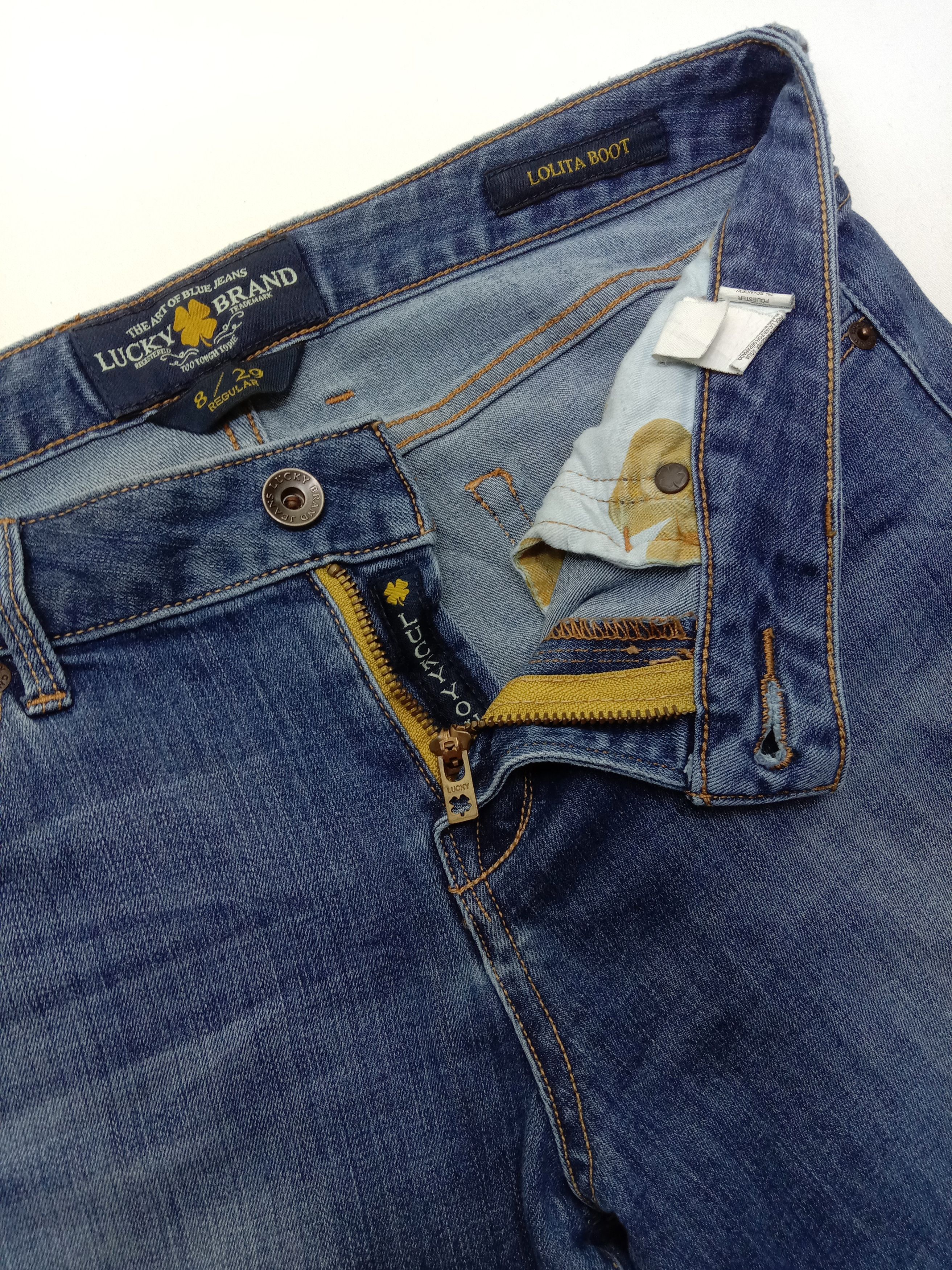 Lucky Brand Vintage Lucky Brand Flare Jeans Boot Cut Denim Size 32" / US 10 / IT 46 - 9 Thumbnail