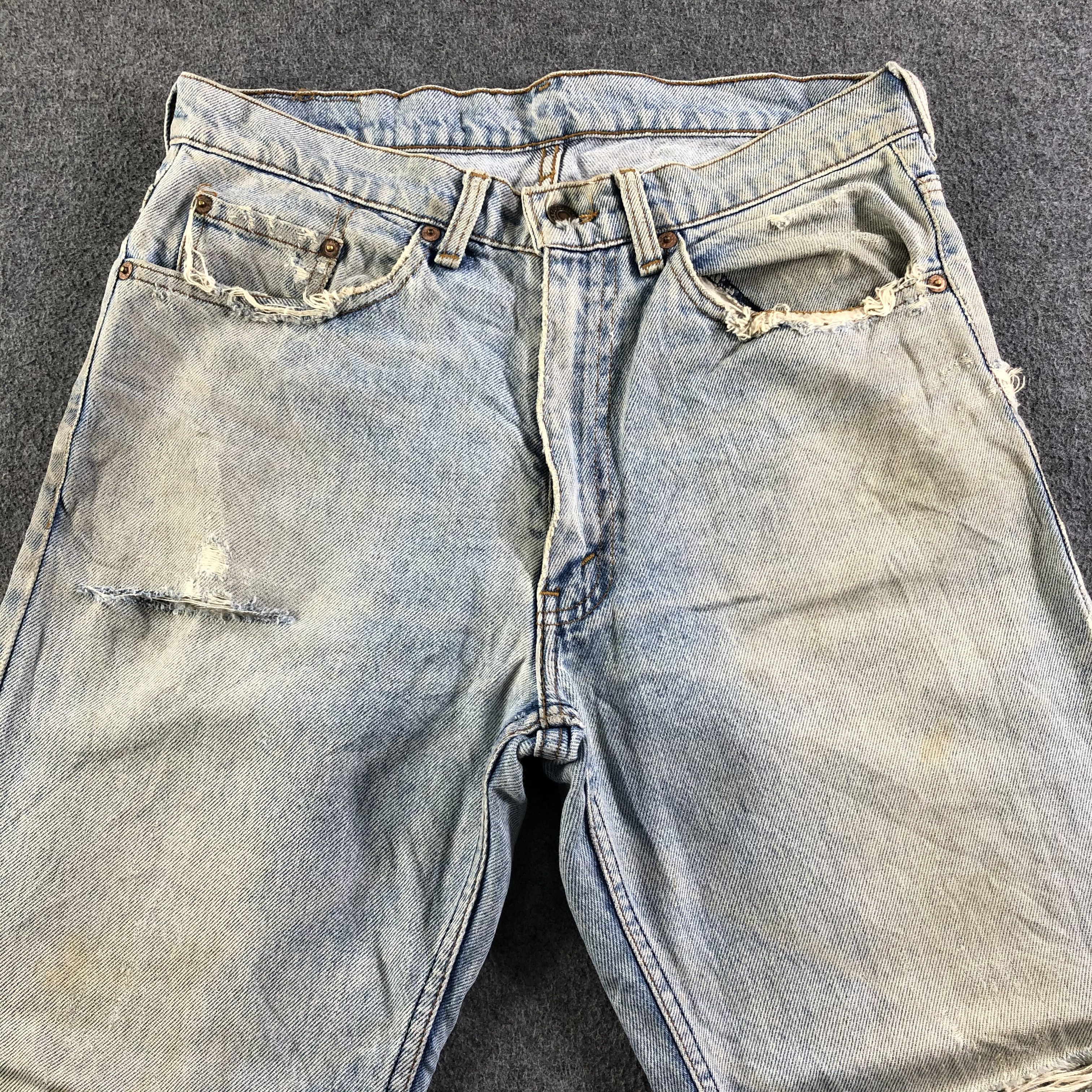 Levi's 90s Vintage Light Wash Levis Jeans-J3818 Size US 31 - 3 Thumbnail