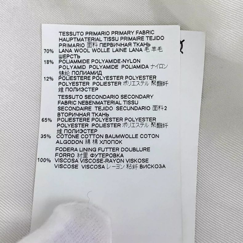Maison Margiela Maison Margiela Color-blocked wool multi-pocket stand-up c Size S / US 4 / IT 40 - 7 Thumbnail