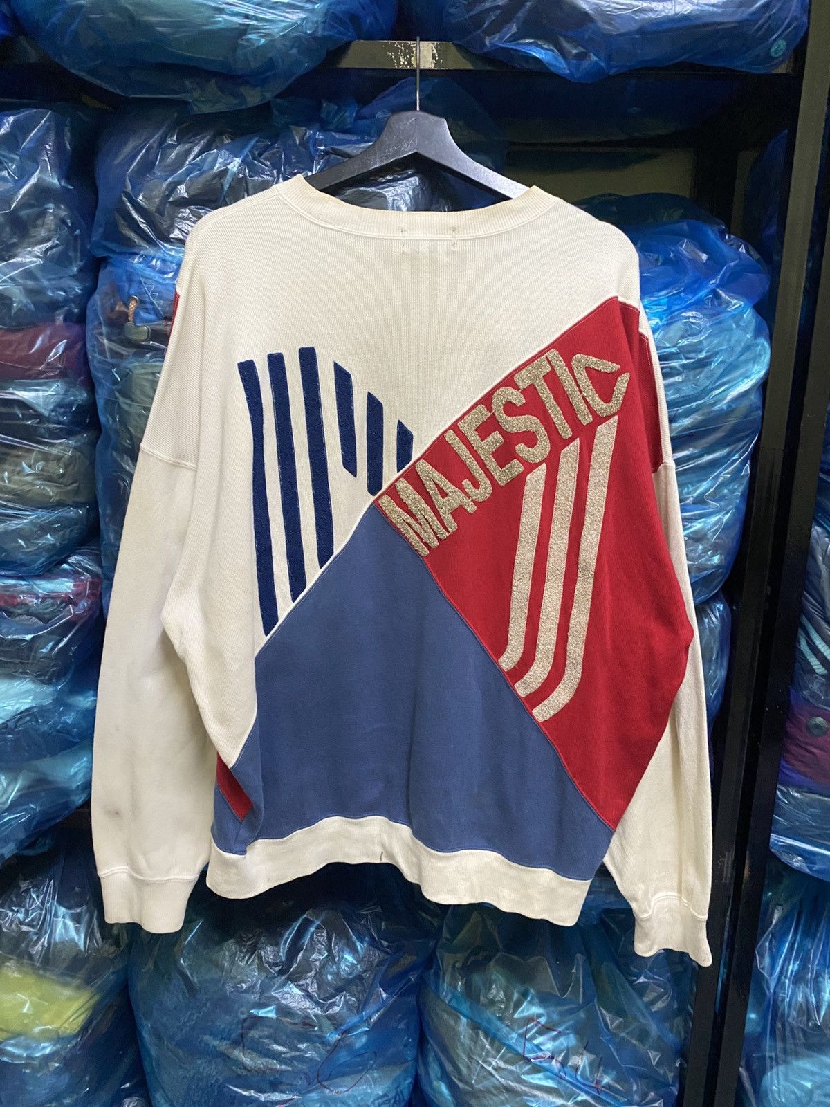 Majestic VINTAGE MAJESTIC EMBROIDERED LOGO SWEATSHIRT MADE IN JAPAN Size US M / EU 48-50 / 2 - 8 Thumbnail