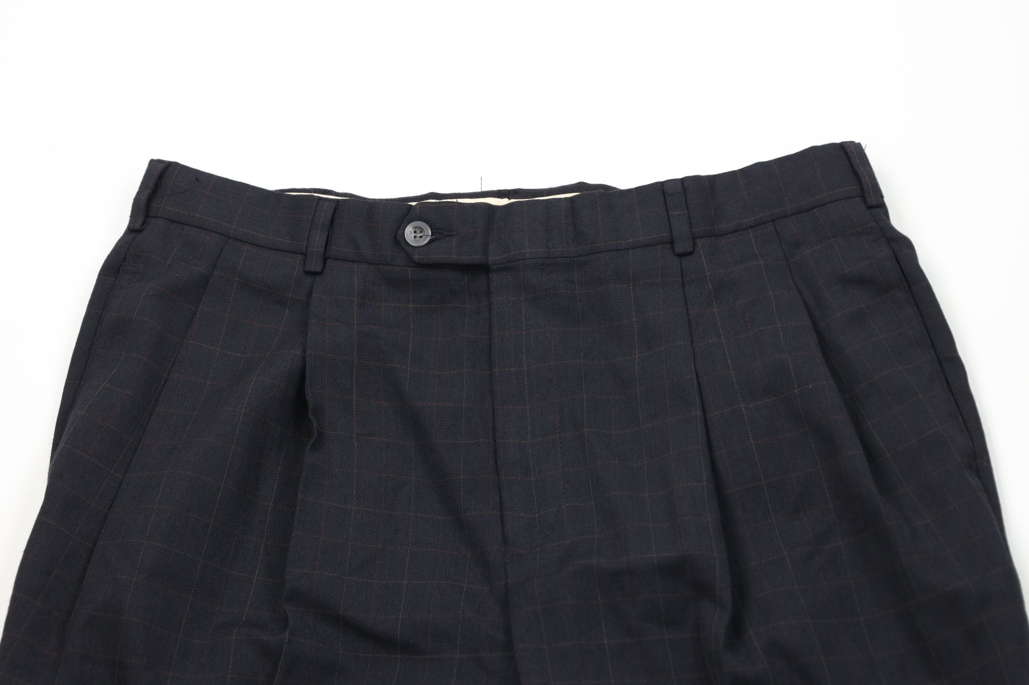 Vintage Vintage 90s Streetwear Wool Blend Wide Leg Chino Pants Size US 34 / EU 50 - 2 Thumbnail