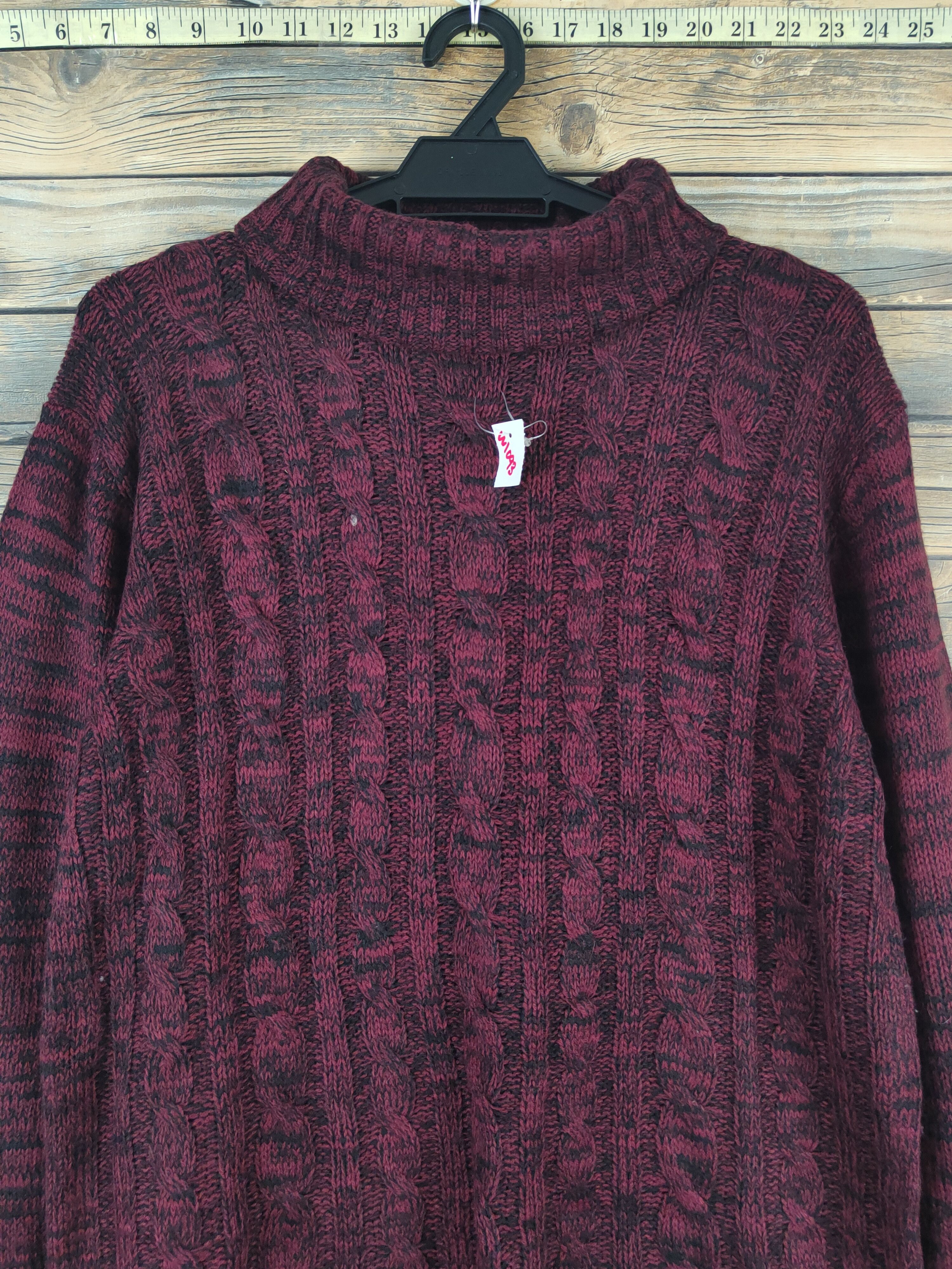 Japanese Brand Jill Blaze Maroon Knitwear Sweatshirts #W1093 Size US L / EU 52-54 / 3 - 2 Thumbnail