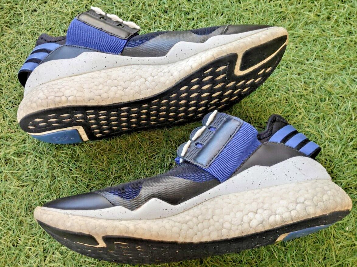 Adidas × Y-3 Adidas Y-3 Retro Boost Black Electric Blue Yohji Yamamoto Size US 8.5 / EU 41-42 - 5 Thumbnail