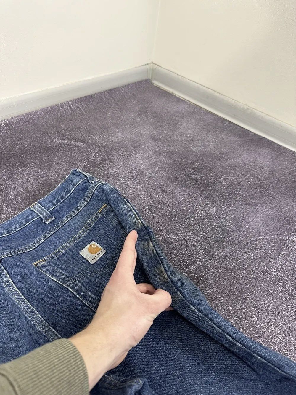 Carhartt Vintage Carhartt USA Stone Washed Faded Opium Y2K Work Jeans Size US 32 / EU 48 - 10 Thumbnail