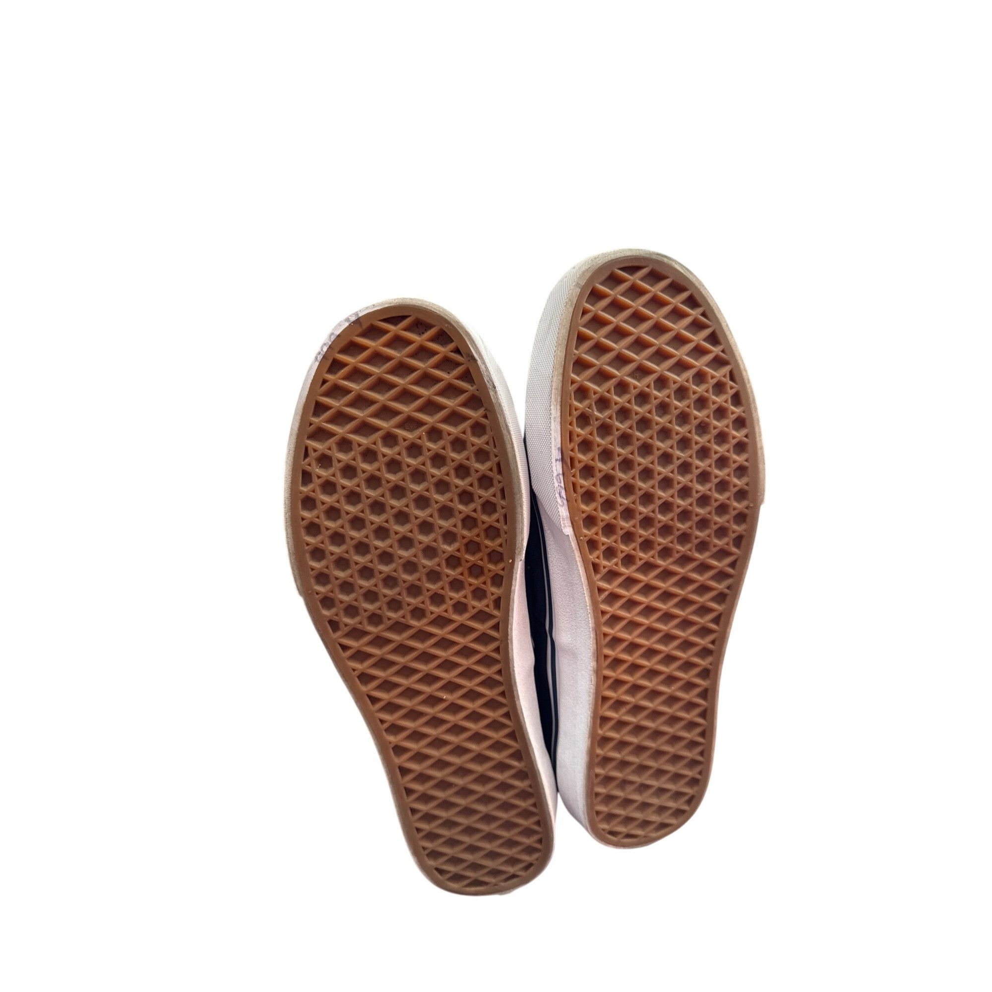 Vans Vans Off The Wall Mens Blue & Brown Canvas Skate Shoes sneak Size US 9.5 / EU 42-43 - 7 Thumbnail