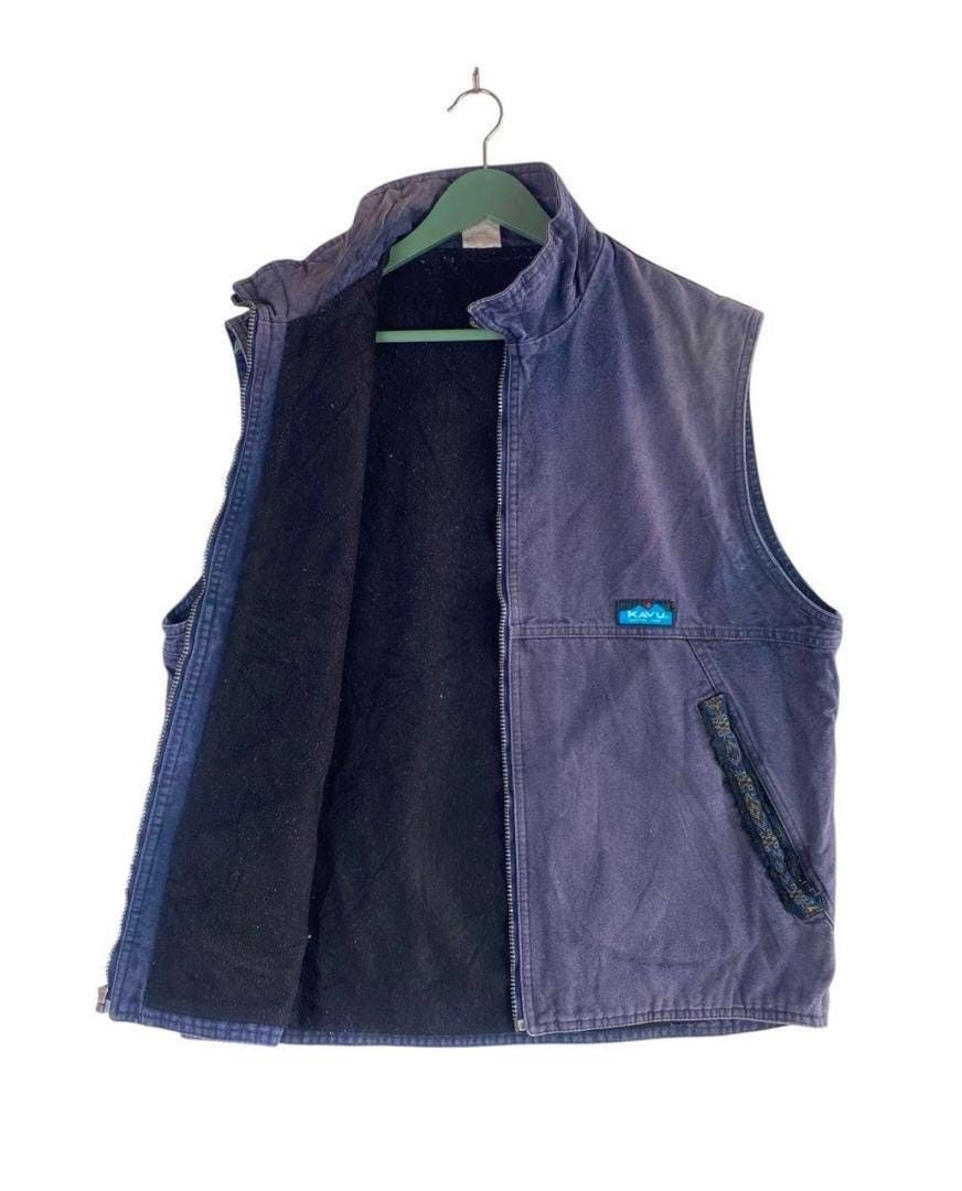 KAVU × Vintage Vtg 90s KAVU duck canvas cotton sleeveless jacket Size US M / EU 48-50 / 2 - 2 Thumbnail