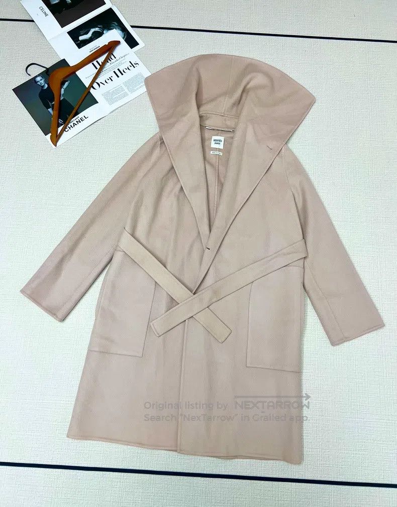 Hermes Hermes Cashmere Coat Jacket Size XXS / US 00 / IT 34 - 2 Thumbnail