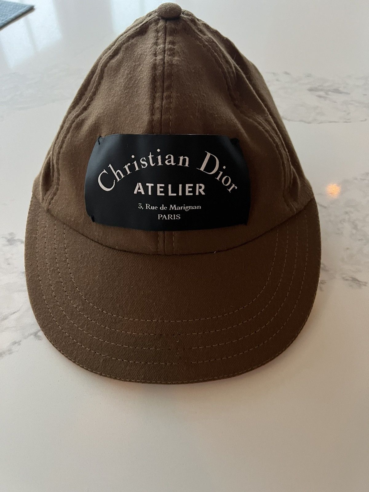 image of Dior Atelier Cap in Brown, Men's