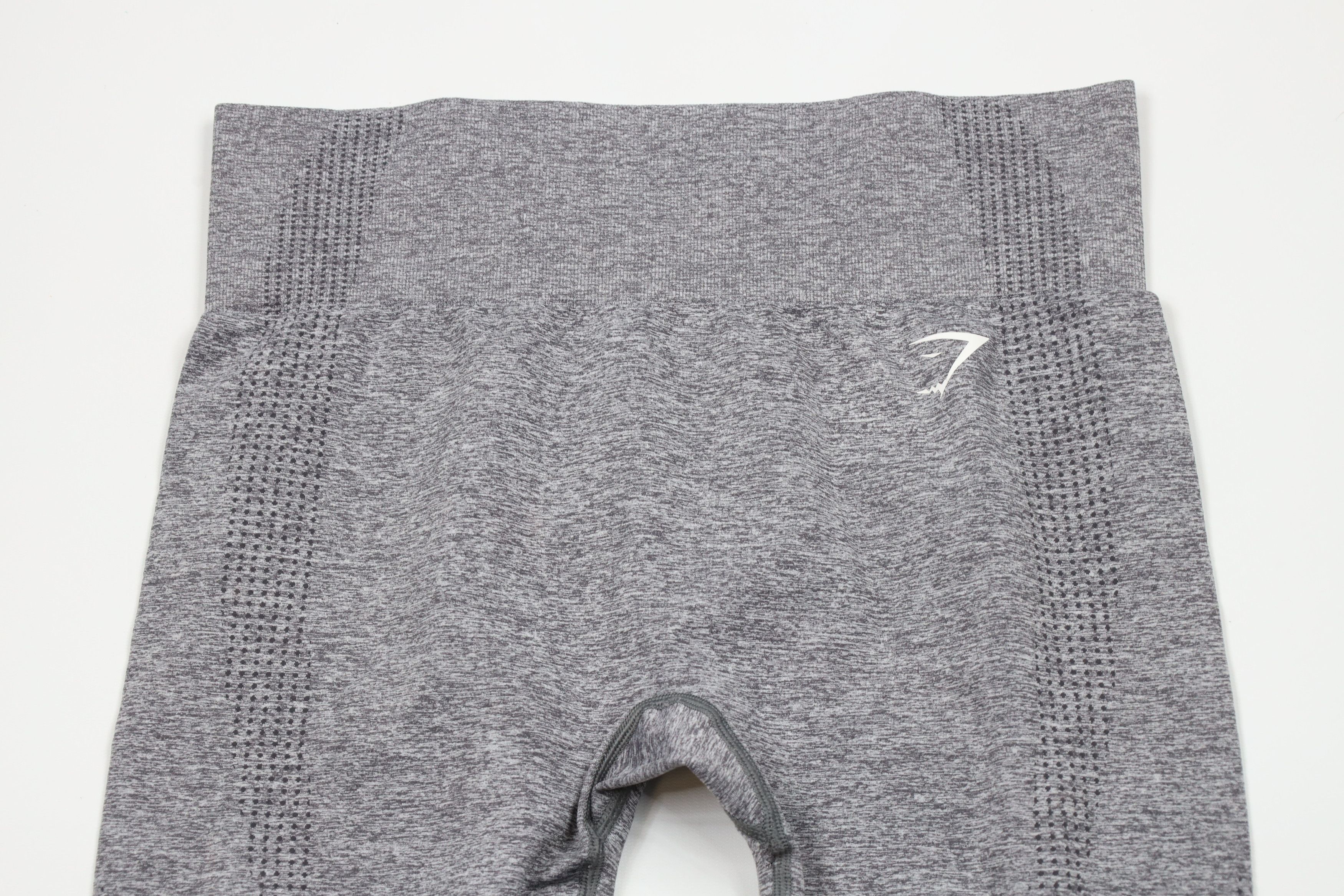 Gymshark × Vintage Gymshark Gym Yoga Running Workout Leggings Pants Gray Size 30" / US 8 / IT 44 - 2 Thumbnail