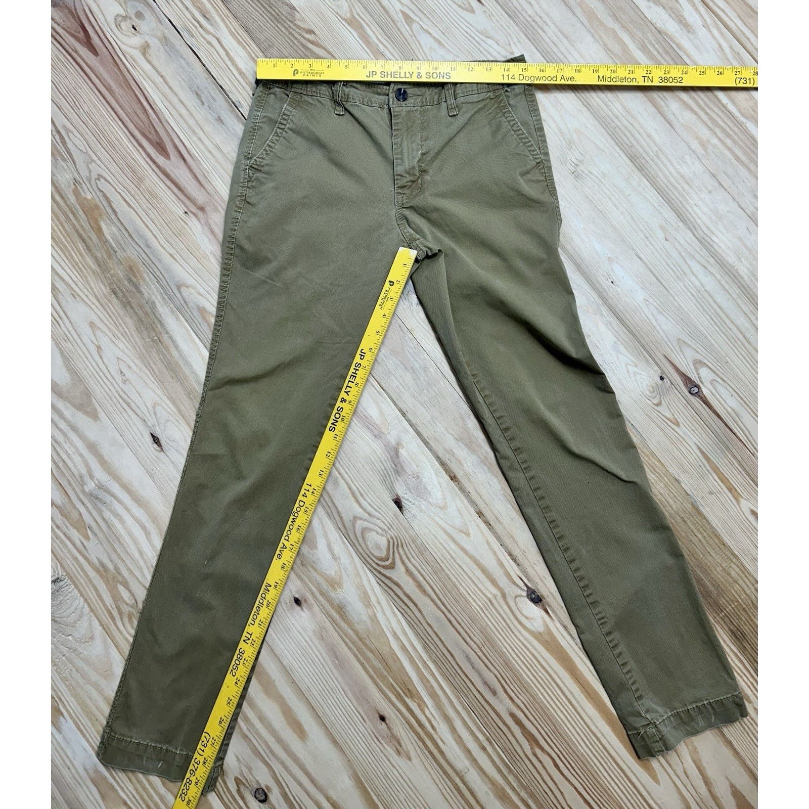 Aeropostale Aeropostale Pants Men's 29/32 Tan Slim Straight Casual Size US 29 - 2 Thumbnail