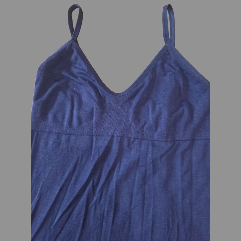 Nautica Nautica Intimates Cami Tank Top Women L Navy Blue Sleeveless V-Neck Spaghetti Strap Pullover Casual Summer Spring Clothes Size L / US 10 / IT 46 - 1 Thumbnail