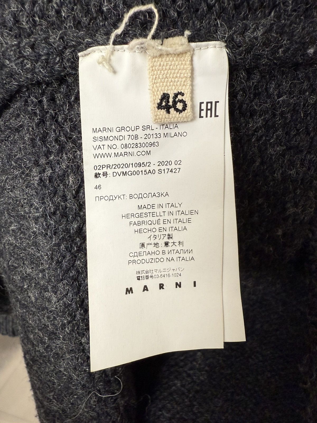 Marni Marni wool Asymmetrical Distressed cut out sweater Size US S / EU 44-46 / 1 - 5 Thumbnail