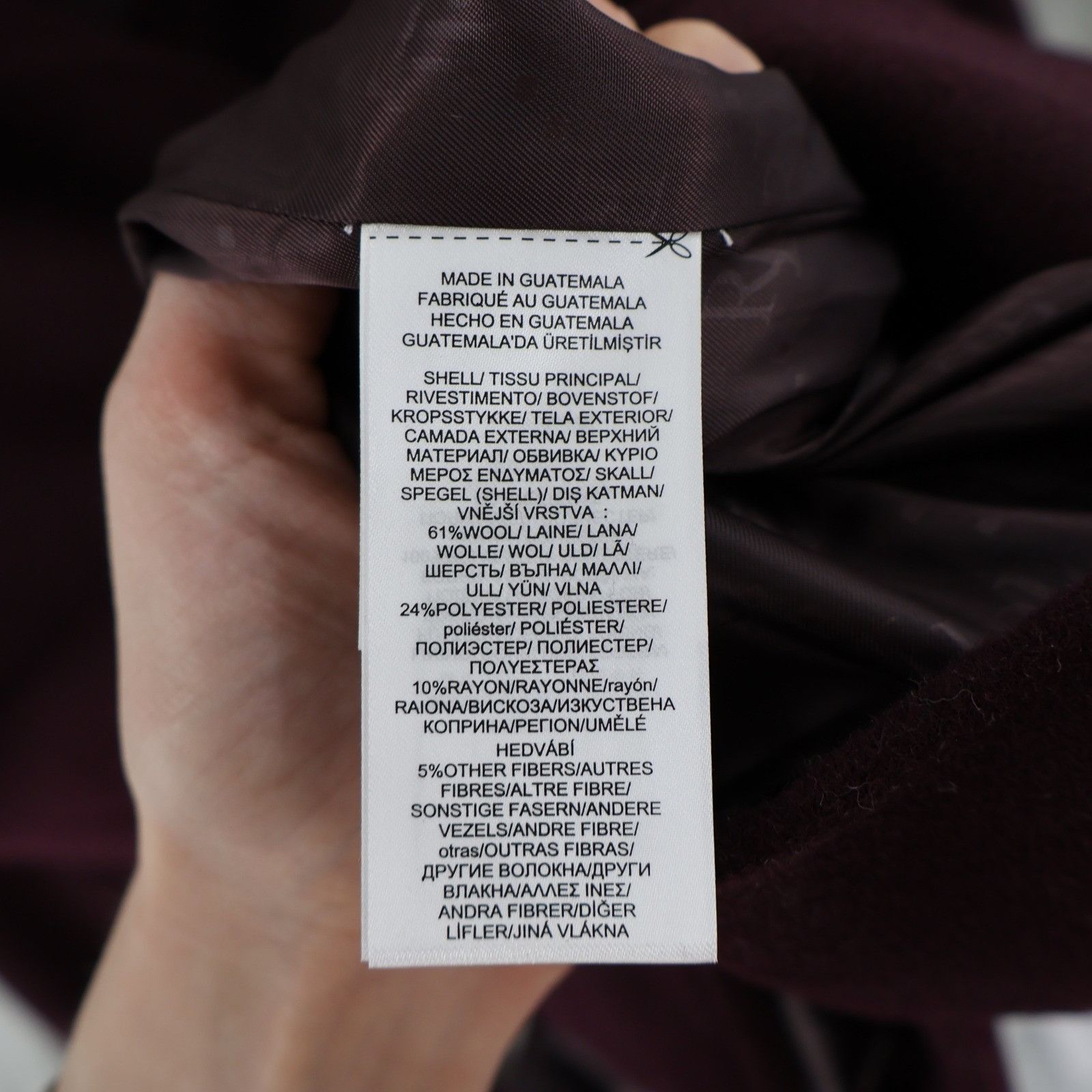 Lauren Ralph Lauren Lauren Ralph Lauren Wool Blend Pea Coat Womens 0 Purple Wool Size XS / US 0-2 / IT 36-38 - 5 Thumbnail