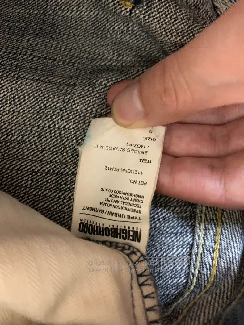 Neighborhood Neighborhood size L Niuwangzai pants, cut with knives and Size US 27 - 6 Thumbnail