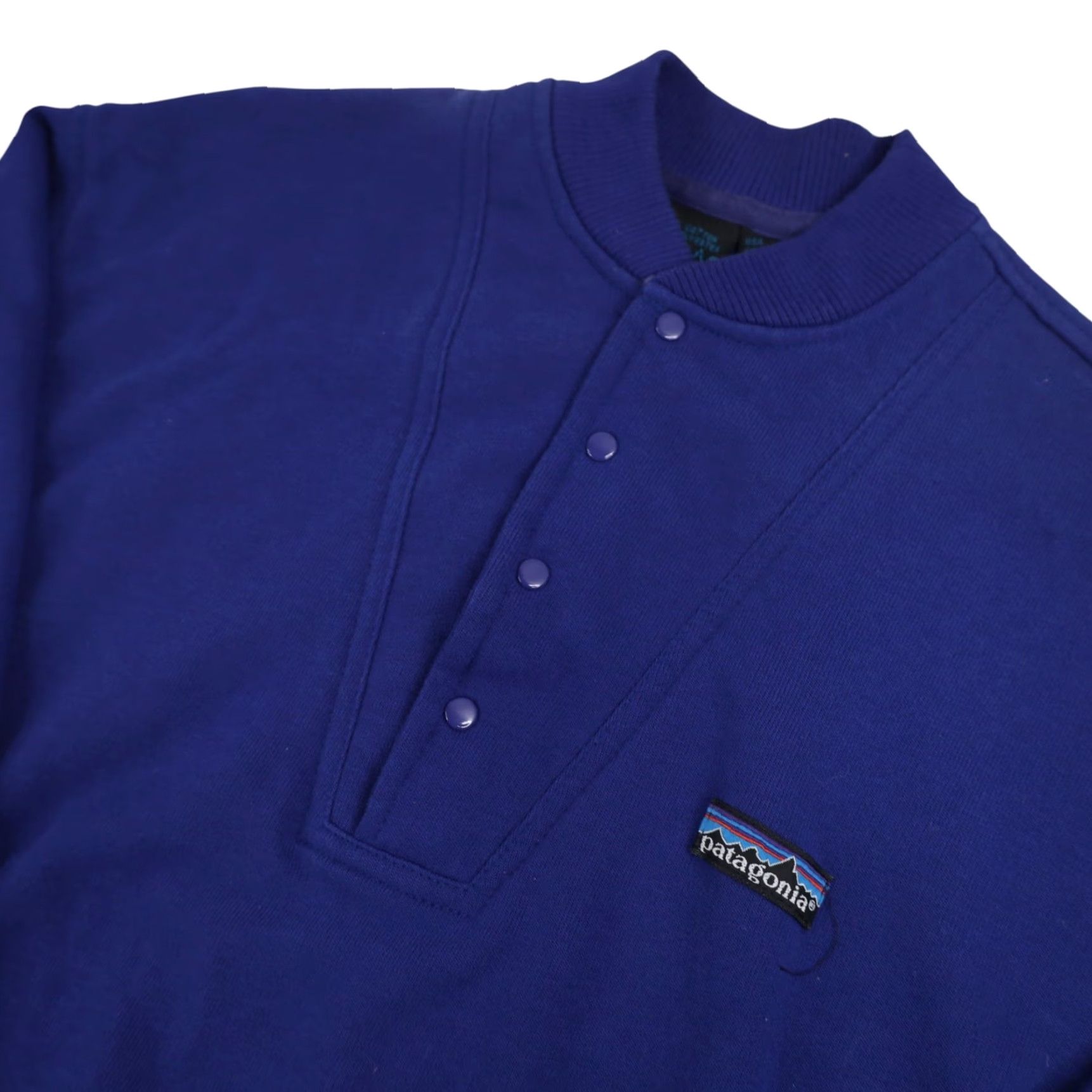 Patagonia VINTAGE Patagonia Mens Large Sweatshirt Snap T Blue Pullover Sweatshirt Mens L Blue Sweatshirt Size US L / EU 52-54 / 3 - 6 Thumbnail