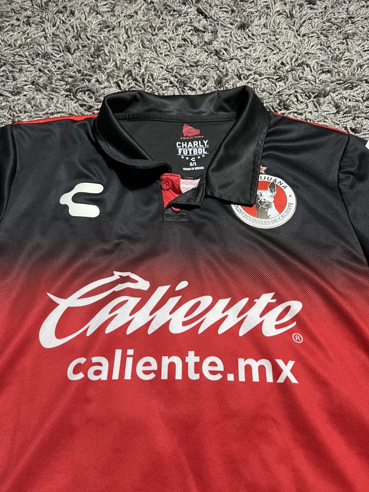 Vintage CHARLY XOLOS DE TIJUANA 2017/18 TRIKOT SOCCER JERSEY Size US L / EU 52-54 / 3 - 4 Thumbnail
